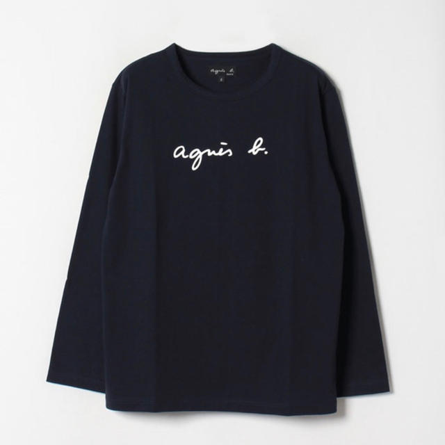 agnes b.(アニエスベー)のアニエス・ベー  黒ロングティーシャツ  レディースのトップス(Tシャツ(長袖/七分))の商品写真