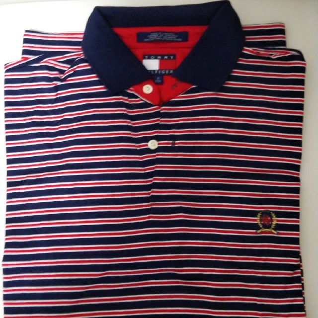 TOMMY HILFIGER(トミーヒルフィガー)のTOMMY HILFIGER チェック柄　半袖ポロシャツ メンズのトップス(ポロシャツ)の商品写真