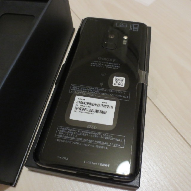 SAMSUNG(サムスン)のGALAXY S9 au ブラック 新品 スマホ/家電/カメラのスマートフォン/携帯電話(スマートフォン本体)の商品写真