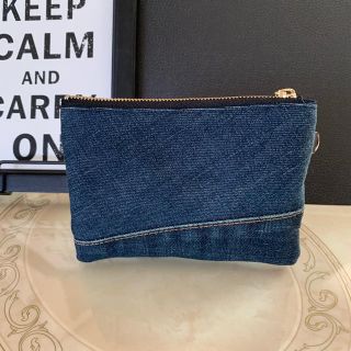 ハンドメイド★デニムde.(*^-^)クリアbag&ファスナーポーチ☆