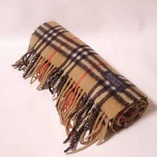 バーバリー(BURBERRY)の
定7万!王道ノバチェック!バーバリー高級カシミヤ100％イングランド製マフラー(マフラー)