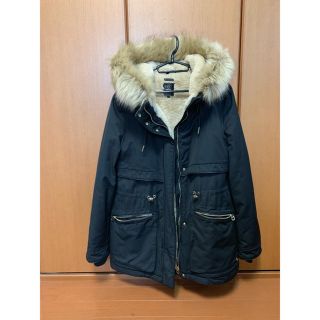 ザラ(ZARA)のZARA ファーダウンコート Mサイズ(ダウンコート)