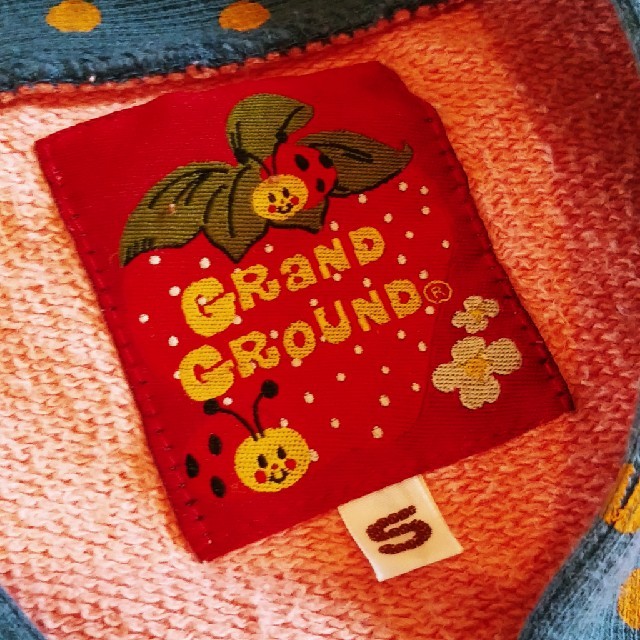 GrandGround(グラグラ)のグラグラ　カーディガン　パンダちゃん キッズ/ベビー/マタニティのキッズ服女の子用(90cm~)(カーディガン)の商品写真