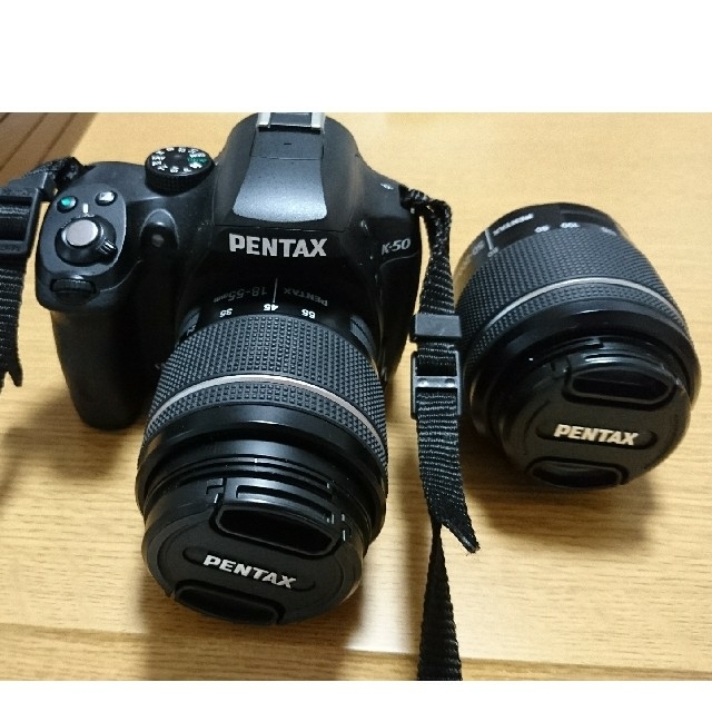 PENTAX(ペンタックス)のペンタックスk50 ケース付き #デジタル一眼レフカメラ #デジカメ スマホ/家電/カメラのカメラ(デジタル一眼)の商品写真