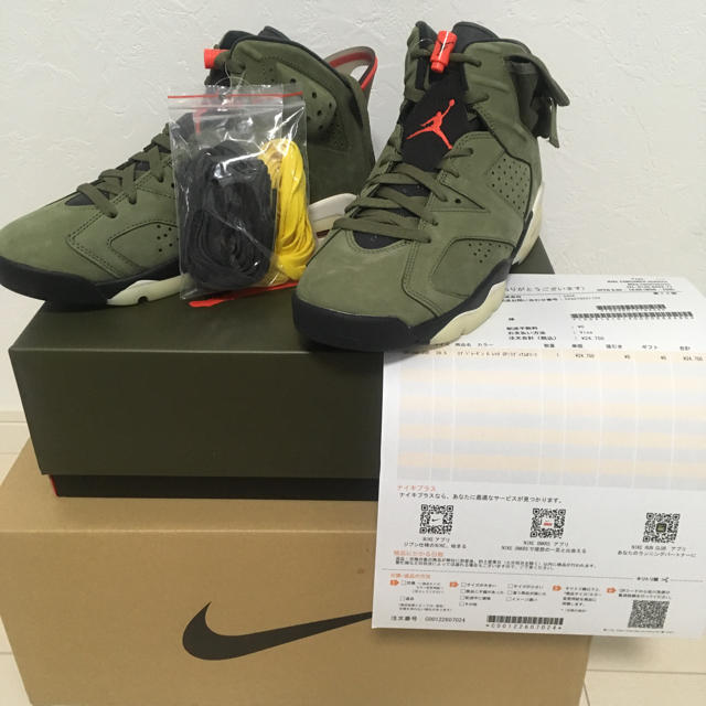 ファッション通販】 NIKE - 本物最安値 26.5 travis scott air jordan