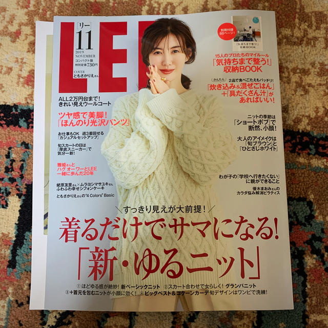 集英社(シュウエイシャ)のコンパクト版 LEE (リー) 2019年 11月号  エンタメ/ホビーの雑誌(ファッション)の商品写真