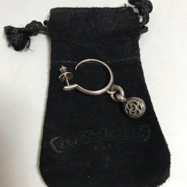 ピアス(片耳用)クロムハーツ Chrome Hearts フローラルボール ピアス