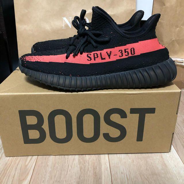 NIKE(ナイキ)のYEEZY BOOST 350 V2 BRACK RED 28.5cm メンズの靴/シューズ(スニーカー)の商品写真