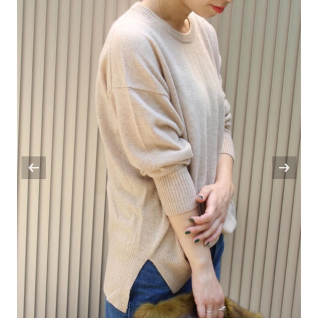 IENA(イエナ)の美品♡JOURNAL STANDARD＊カシミヤクルーネックプルオーバー レディースのトップス(ニット/セーター)の商品写真