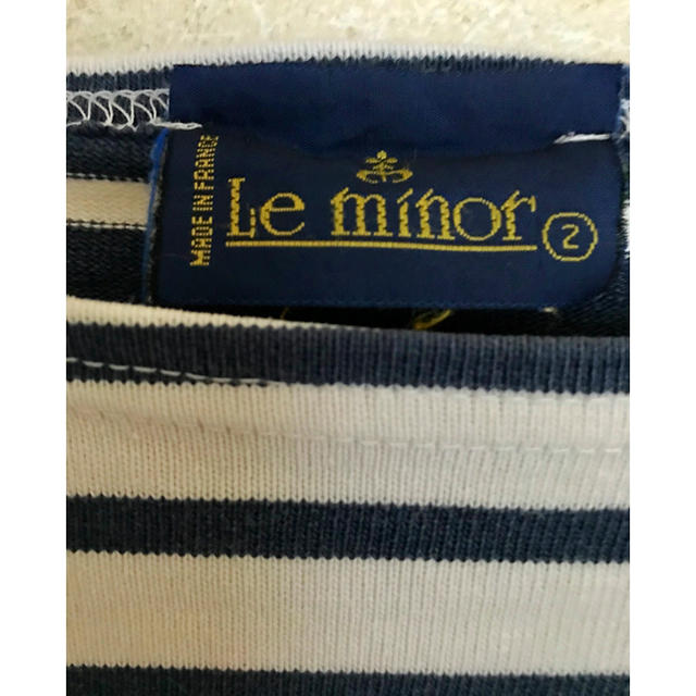 Le Minor(ルミノア)のLe Minor ボーダーシャツ メンズのトップス(Tシャツ/カットソー(七分/長袖))の商品写真