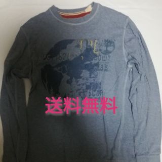 ティンバーランド(Timberland)のS/P 【ティンバーランド】 長袖Tシャツ 水色 (Tシャツ/カットソー(七分/長袖))