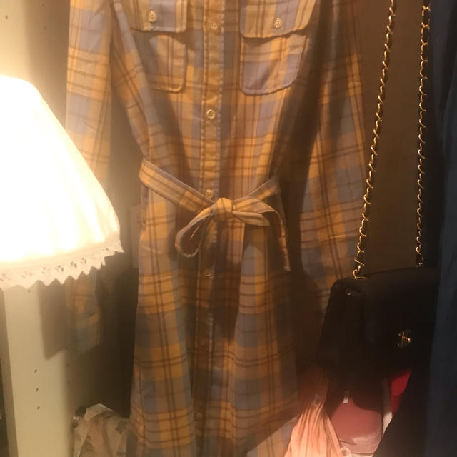 A.P.C(アーペーセー)の最終価格🧸A.P.C. check ribbon onepiece. レディースのワンピース(ひざ丈ワンピース)の商品写真