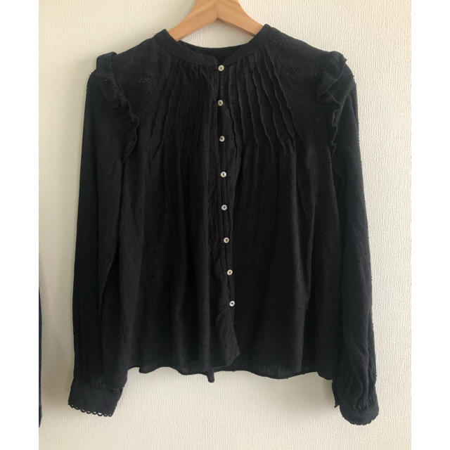 ZARA(ザラ)の◎ZARA コントラストギュピールレースシャツ◎ レディースのトップス(シャツ/ブラウス(長袖/七分))の商品写真