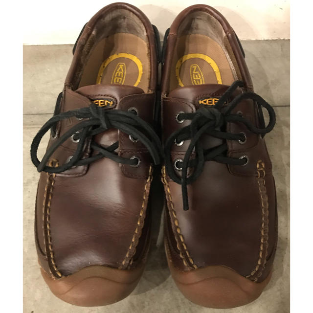 KEEN(キーン)の最終価格 Keen ウォータープルーフ ブラウン EU 40 メンズの靴/シューズ(スリッポン/モカシン)の商品写真