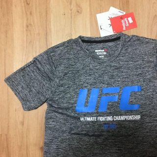 リーボック(Reebok)の[新品] UFC Tシャツ XL トレーニングウェア グレー(Tシャツ/カットソー(半袖/袖なし))