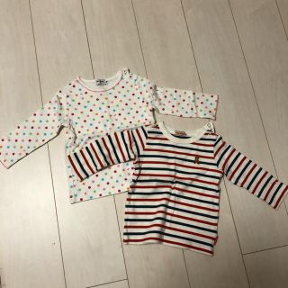 ミキハウス(mikihouse)のミキハウス　長袖Ｔシャツ　2枚セット(シャツ/カットソー)