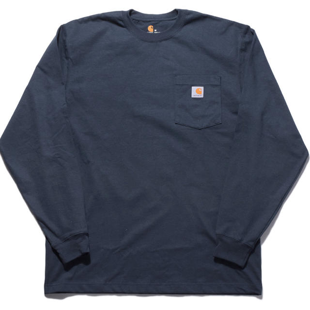 carhartt(カーハート)のラスト4点☆カーハート ロンT 新品 Sサイズ ネイビー メンズのトップス(Tシャツ/カットソー(七分/長袖))の商品写真