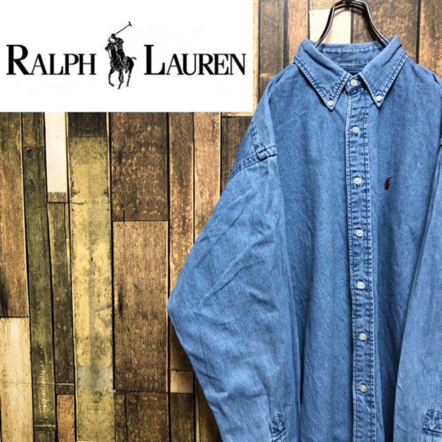 Ralph Lauren(ラルフローレン)の【TAISEI様専用】ラルフローレン☆チノシャツ&デニムシャツセット メンズのトップス(シャツ)の商品写真