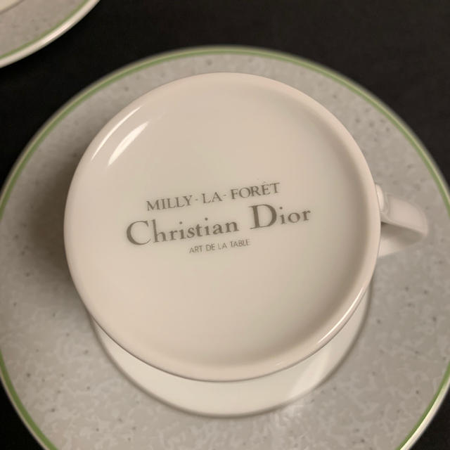 Christian Dior(クリスチャンディオール)のChristian Dior ミリラフォーレ デミタス カップ &ソーサー ５客 インテリア/住まい/日用品のキッチン/食器(食器)の商品写真