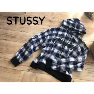 ステューシー(STUSSY)のSTUSSY チェック トレーナー(トレーナー/スウェット)