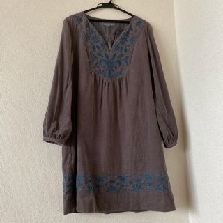 ローラアシュレイ(LAURA ASHLEY)のローラアシュレイ　コーデュロイワンピース　送料込(ひざ丈ワンピース)