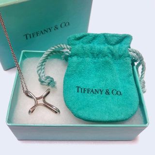 ティファニー(Tiffany & Co.)のティファニー  ネックレス  オープンクロス(ネックレス)