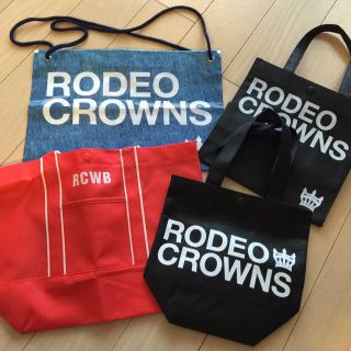 ロデオクラウンズ(RODEO CROWNS)のロデオショッパー○4枚セット○(ショップ袋)