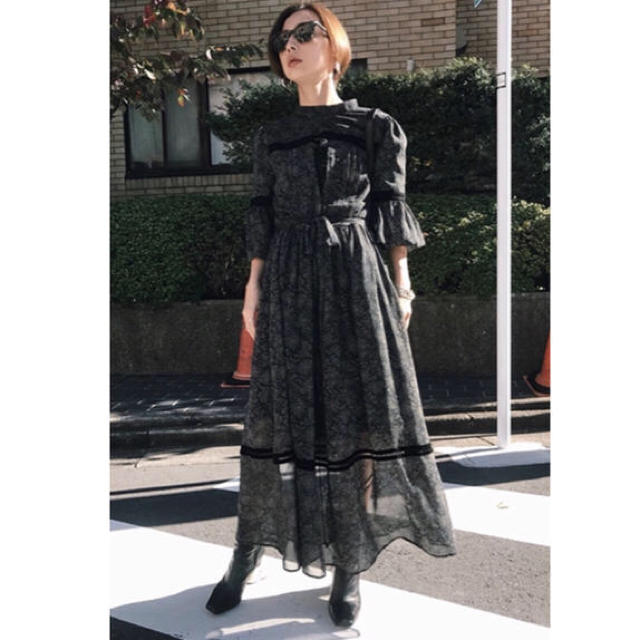 Ameri VINTAGE(アメリヴィンテージ)のAmeri VINTAGE Melissa Slender Dress レディースのワンピース(ロングワンピース/マキシワンピース)の商品写真