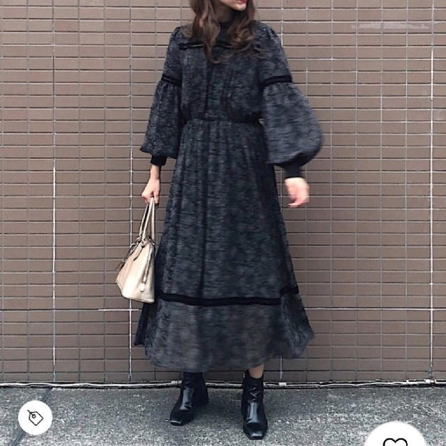 Ameri VINTAGE(アメリヴィンテージ)のAmeri VINTAGE Melissa Slender Dress レディースのワンピース(ロングワンピース/マキシワンピース)の商品写真