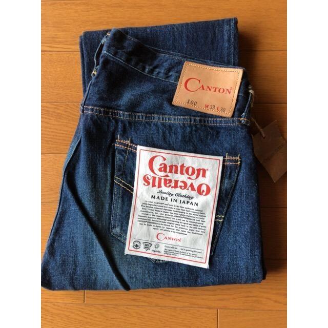 Canton(キャントン)のキャントンCANTON #100 W33 L30 ボタンフライ メンズのパンツ(デニム/ジーンズ)の商品写真