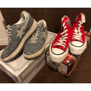 アベイシングエイプ(A BATHING APE)のエイプ シャーク BAPE STA 24.5cm(スニーカー)