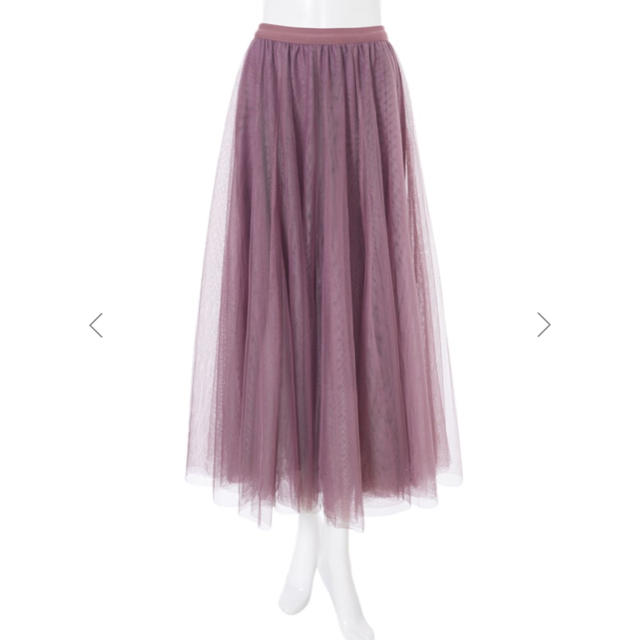 fifth(フィフス)のfifth チュールロングスカート レディースのスカート(ロングスカート)の商品写真