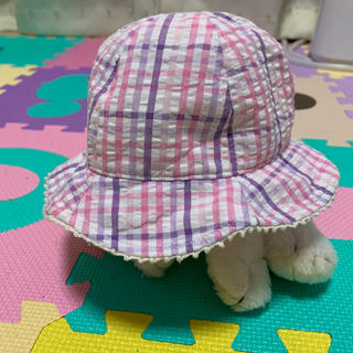 ニシマツヤ(西松屋)の子供用帽子 チェック柄(帽子)