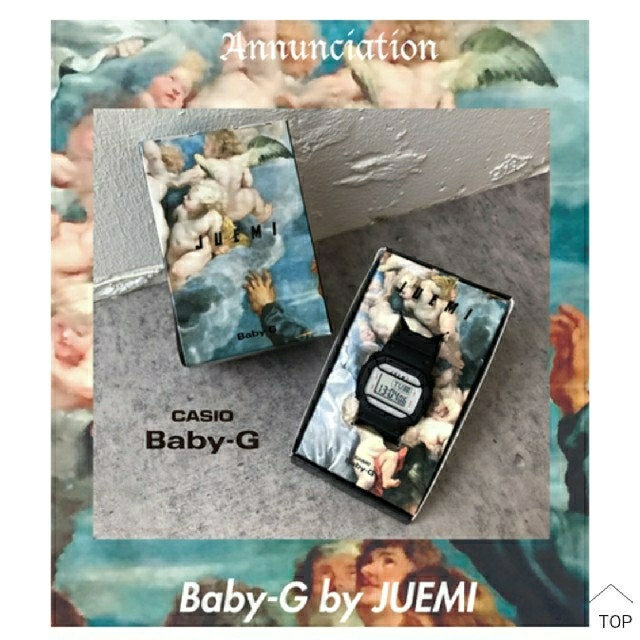 腕時計完売品！juemi×Baby-Gコラボ 時計ステッカー付き！