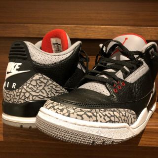 ナイキ(NIKE)のNIKE AIR JORDAN3 OG セメント 28.5(スニーカー)