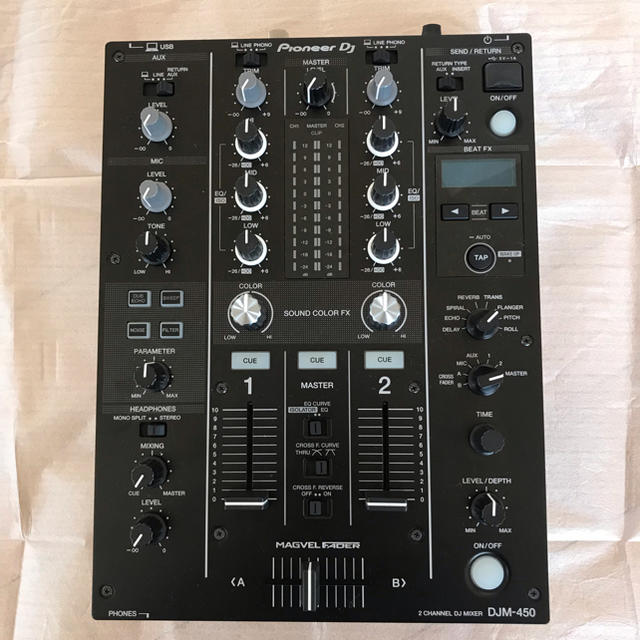 Pioneer(パイオニア)のPioneer djm-450 楽器のDJ機器(DJミキサー)の商品写真