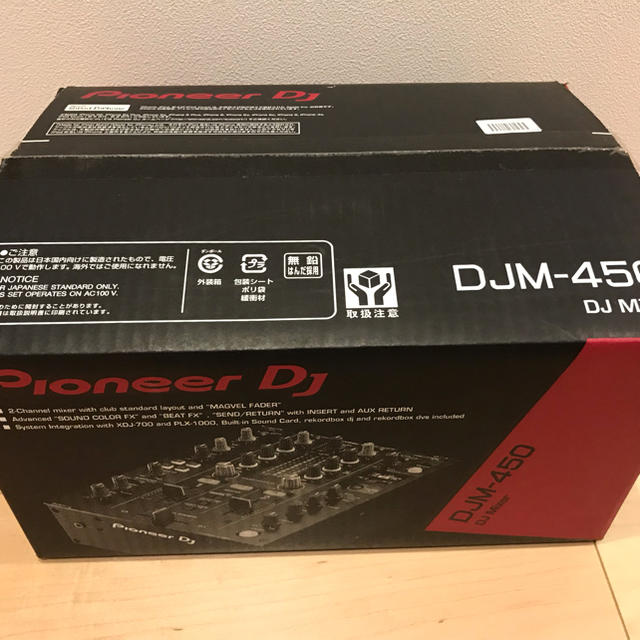 Pioneer(パイオニア)のPioneer djm-450 楽器のDJ機器(DJミキサー)の商品写真