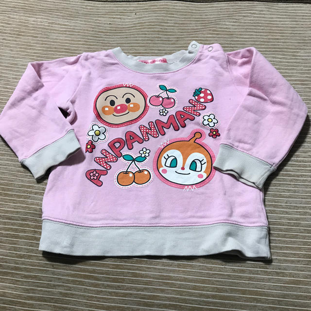 アンパンマン(アンパンマン)のアンパンマントレーナー女の子 キッズ/ベビー/マタニティのキッズ服女の子用(90cm~)(その他)の商品写真