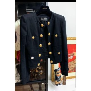 バルマン(BALMAIN)のBalmain ショートジャケット(ノーカラージャケット)