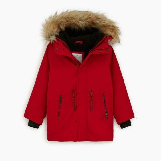 ザラキッズ(ZARA KIDS)の最終値下げ　zara 取り外し可能トリム付きパーカー(ジャケット/上着)