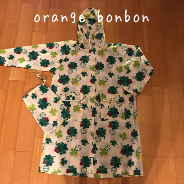 Orange bonbon(オレンジボンボン)のorange bonbon レインコート♡ キッズ/ベビー/マタニティのこども用ファッション小物(レインコート)の商品写真