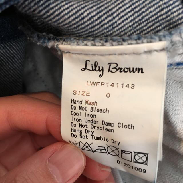 Lily Brown(リリーブラウン)のリリーブラウンハイウエストショートパンツ レディースのパンツ(ショートパンツ)の商品写真