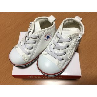 コンバース(CONVERSE)のコンバース　ハイカットスニーカー　白　14センチ(スニーカー)