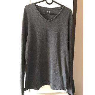 ギャップ(GAP)のギャップ GAP カットソー 長袖 シャツ グレー チャコールグレー(Tシャツ/カットソー(七分/長袖))