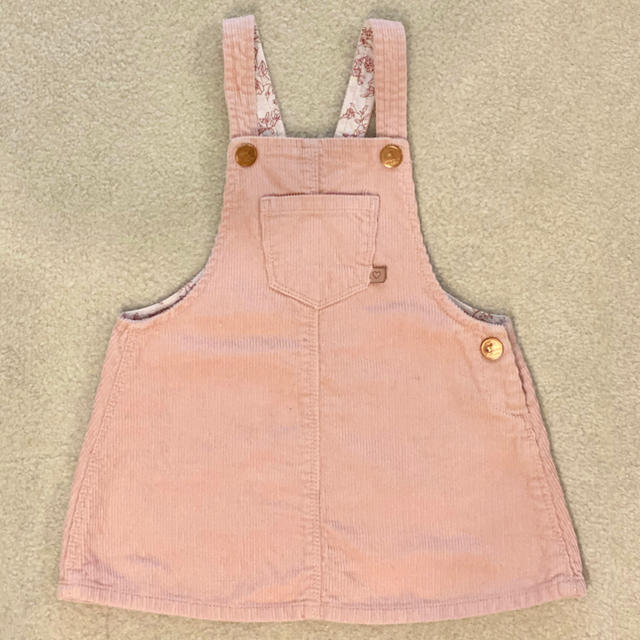 ZARA(ザラ)のZARA コーデュロイジャンパースカート キッズ/ベビー/マタニティのベビー服(~85cm)(スカート)の商品写真