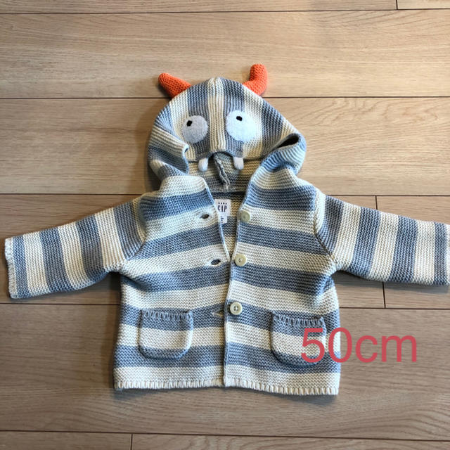 babyGAP(ベビーギャップ)のGAP ニット カーディガン 50 キッズ/ベビー/マタニティのベビー服(~85cm)(カーディガン/ボレロ)の商品写真