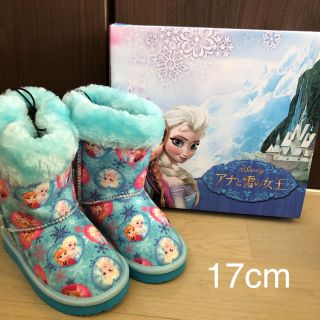 ディズニー(Disney)のキッズ ムートンブーツ アナ雪 17cm(ブーツ)