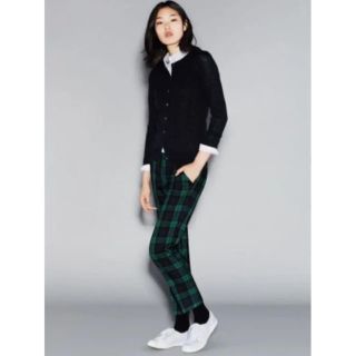 ユニクロ(UNIQLO)のUNIQLO チェック　アンクルパンツ(カジュアルパンツ)