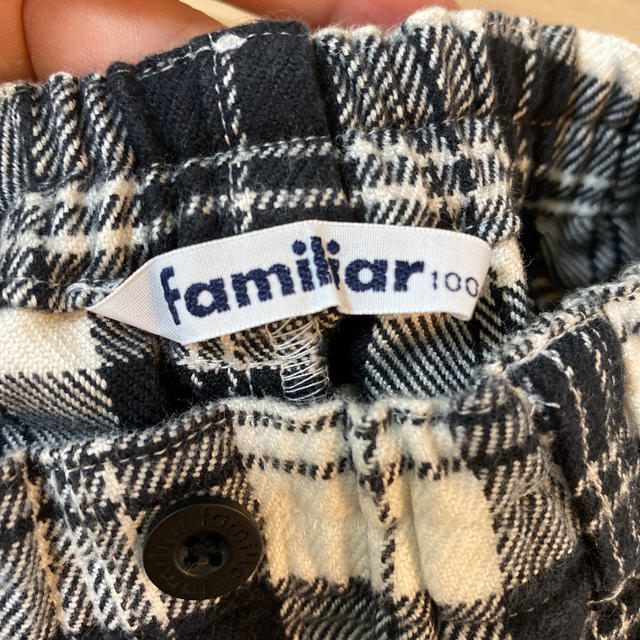 familiar(ファミリア)のファミリア　フォーマルチェックパンツ キッズ/ベビー/マタニティのキッズ服男の子用(90cm~)(ドレス/フォーマル)の商品写真