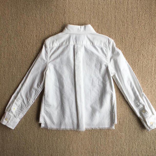 Ralph Lauren(ラルフローレン)の【新品】ラルフローレン　キッズ　裾フリンジシャツ　120 キッズ/ベビー/マタニティのキッズ服女の子用(90cm~)(ブラウス)の商品写真